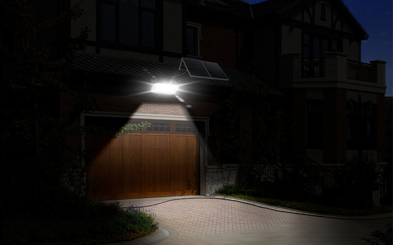 防水户外花园太阳能投光灯