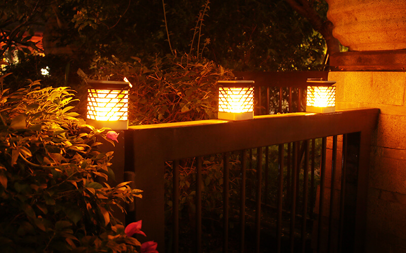 户外防水花园Led太阳能火焰灯