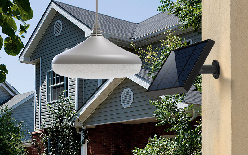 户外悬挂太阳能吊灯