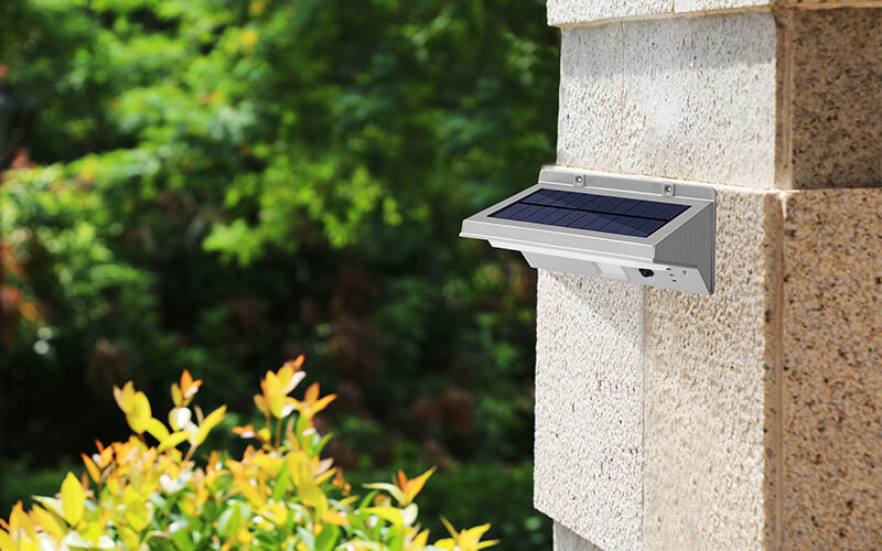 高亮人体感应太阳能壁灯