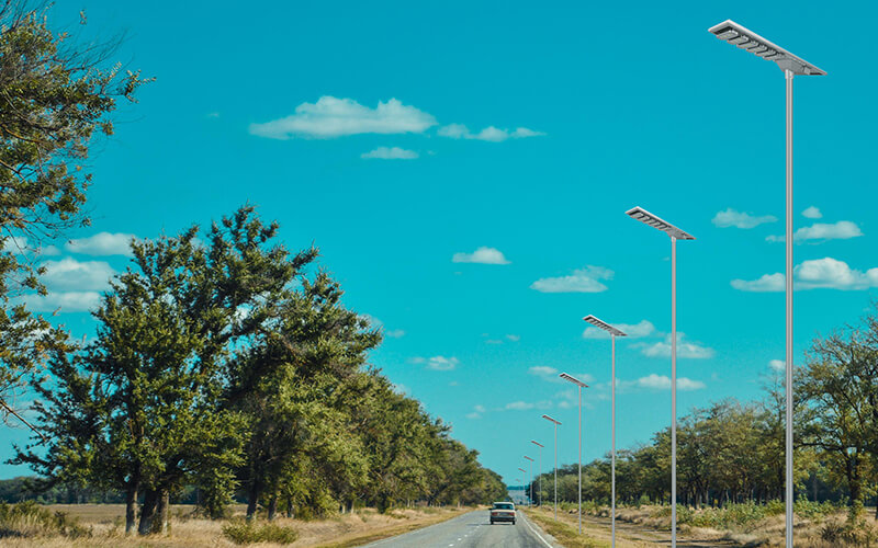 私模一体式铝合金太阳能路灯