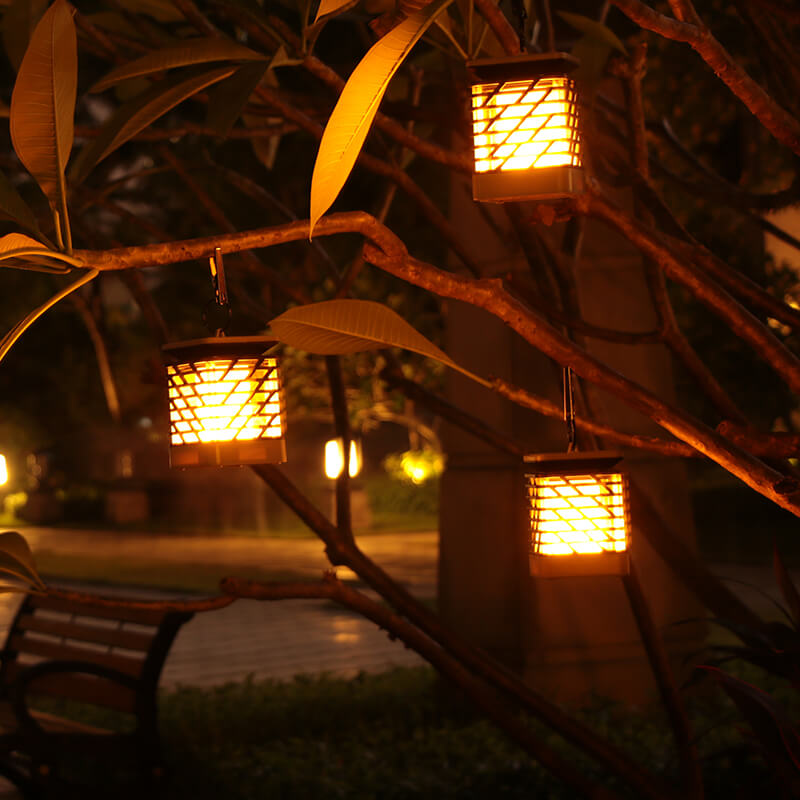 户外防水花园Led太阳能火焰灯