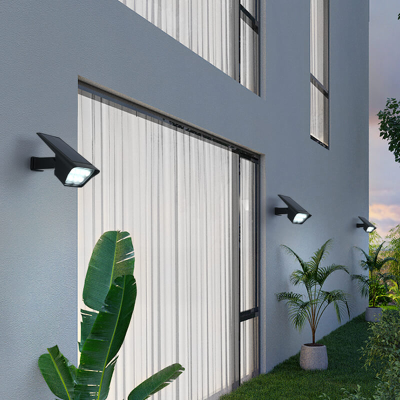 IPX5 防水壁装地插二合一太阳能射灯