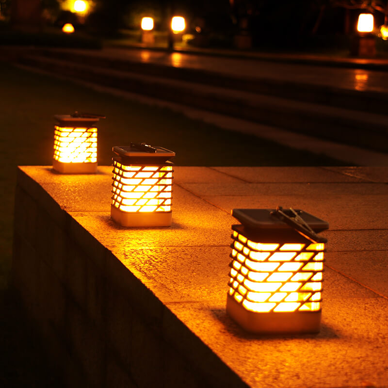 户外防水花园Led太阳能火焰灯