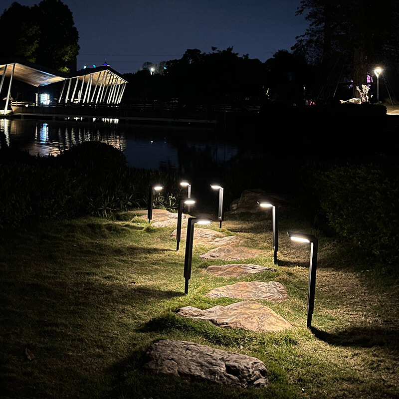 私模花园路径景观太阳能草坪地插灯