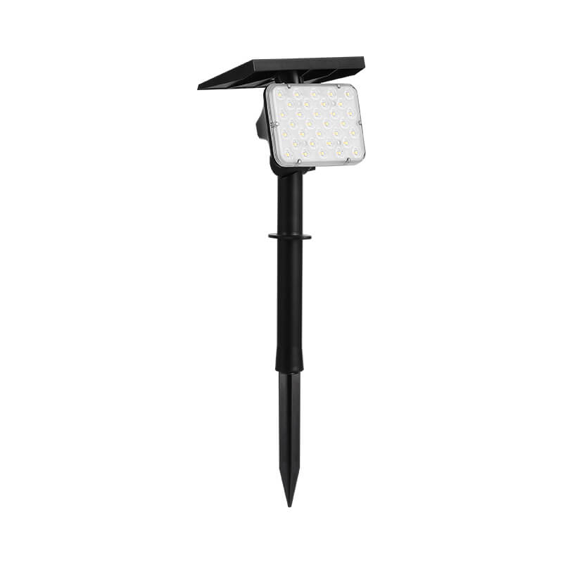 庭院防水64LED双色温户外太阳能地插射灯