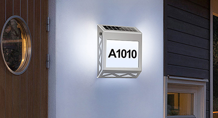 定制太阳能门板灯创新