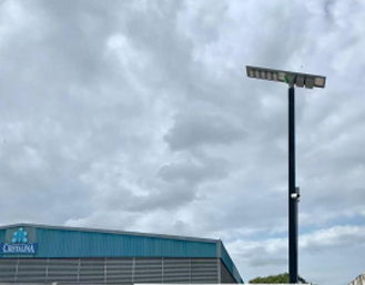 太阳能公园和道路照明